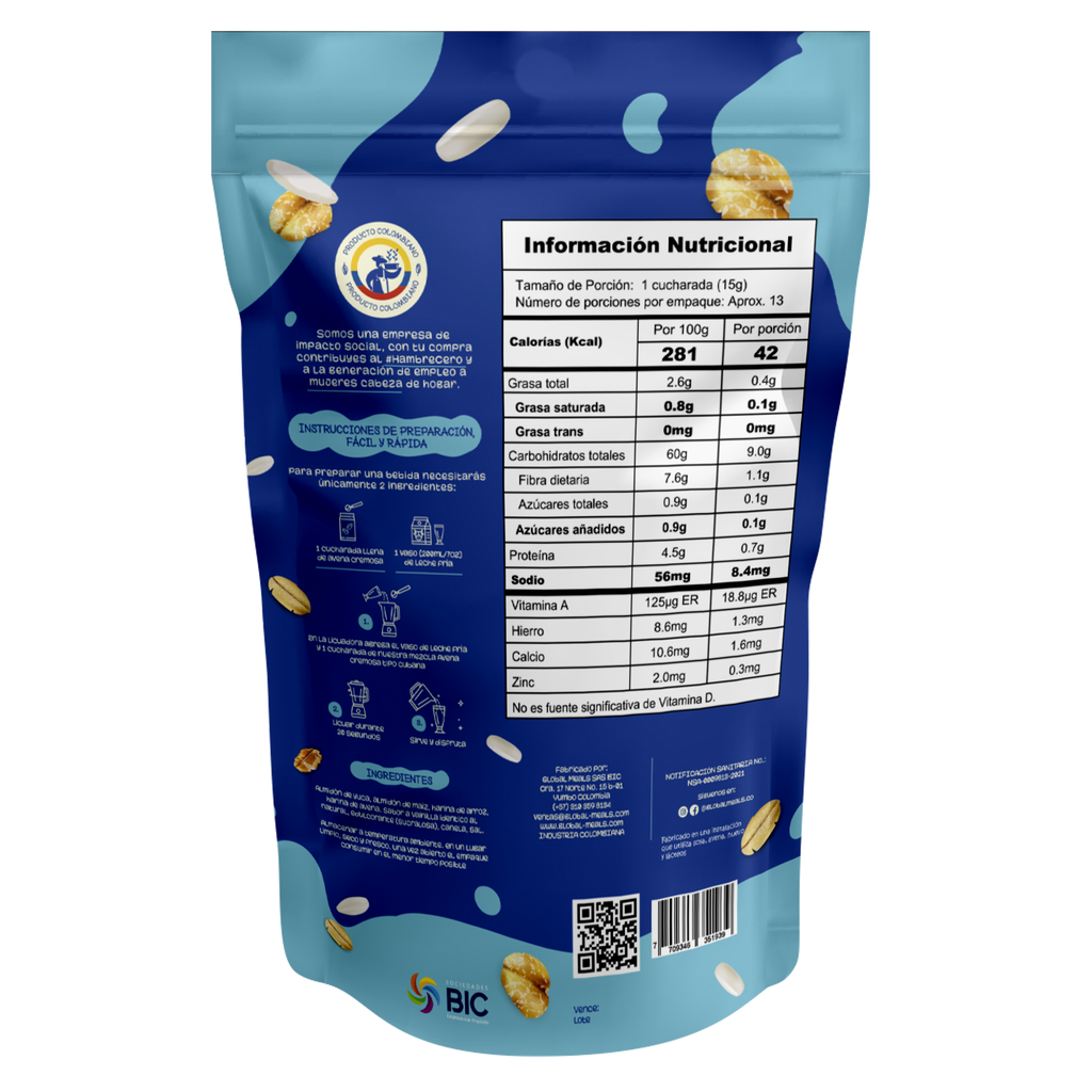 Avena Cremosa Cubana