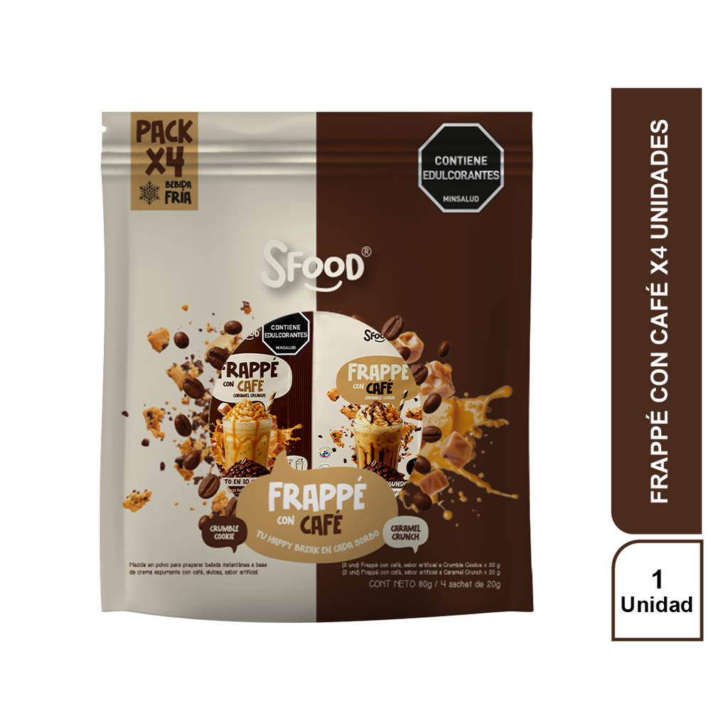 Frappé con Café x4un - 80g