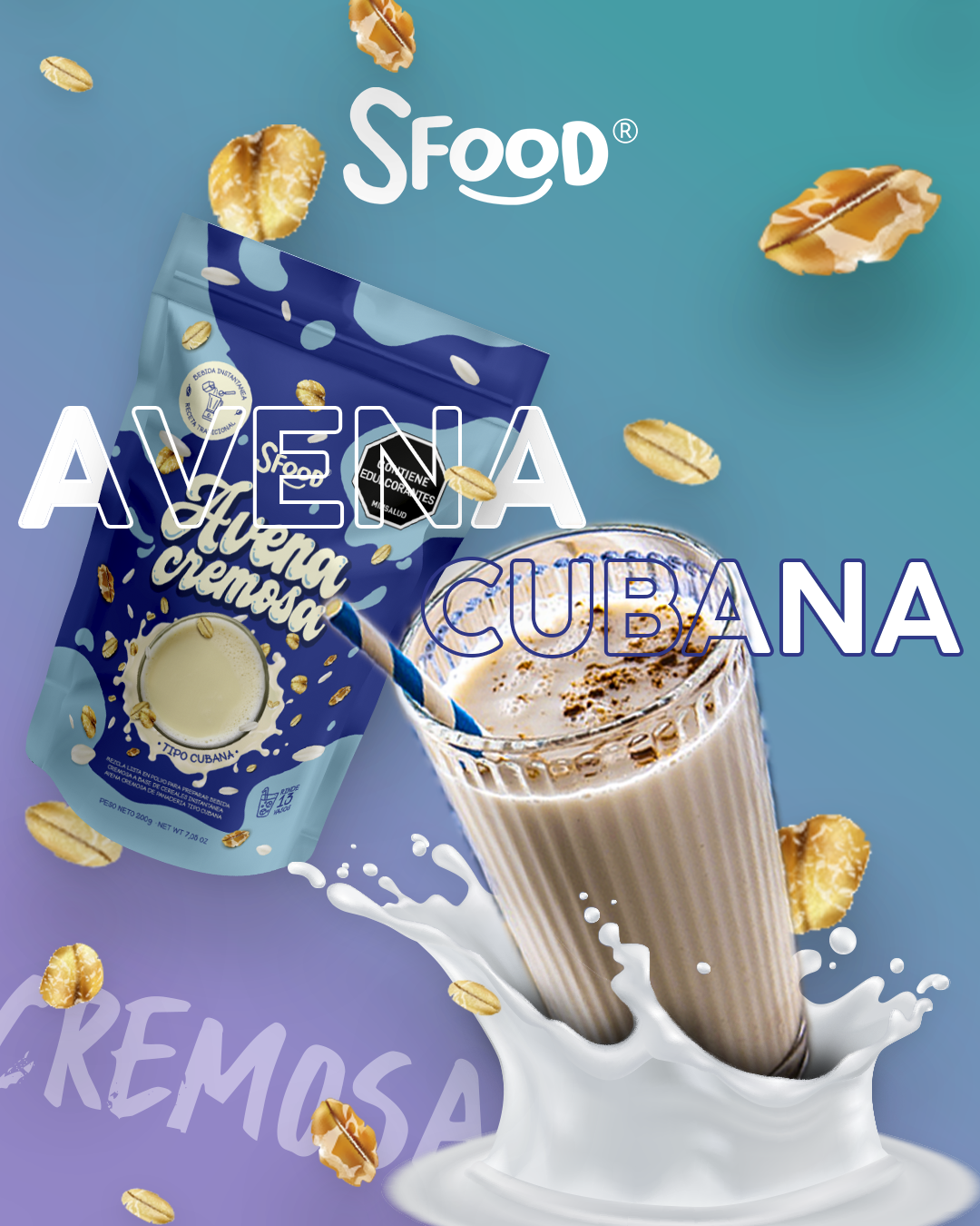 Pandebono + Avena Cubana