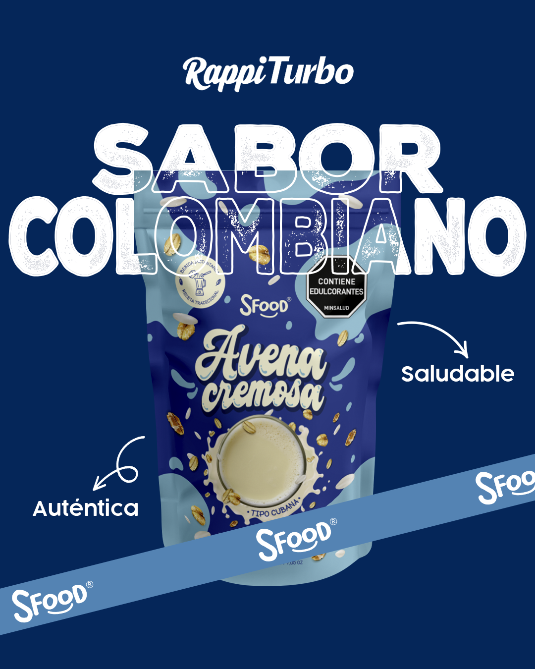 Pandebono + Avena Cubana