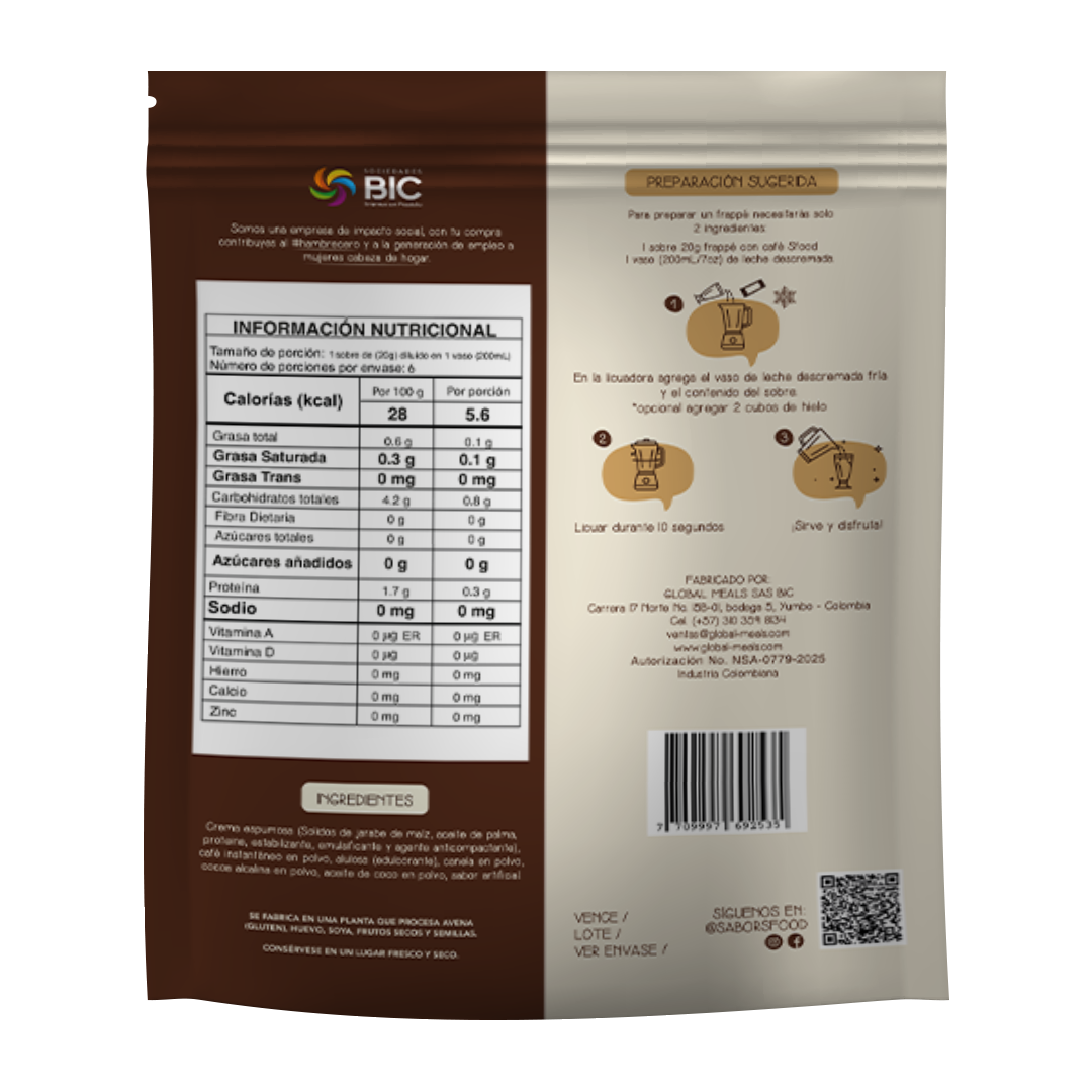 Frappé con Café